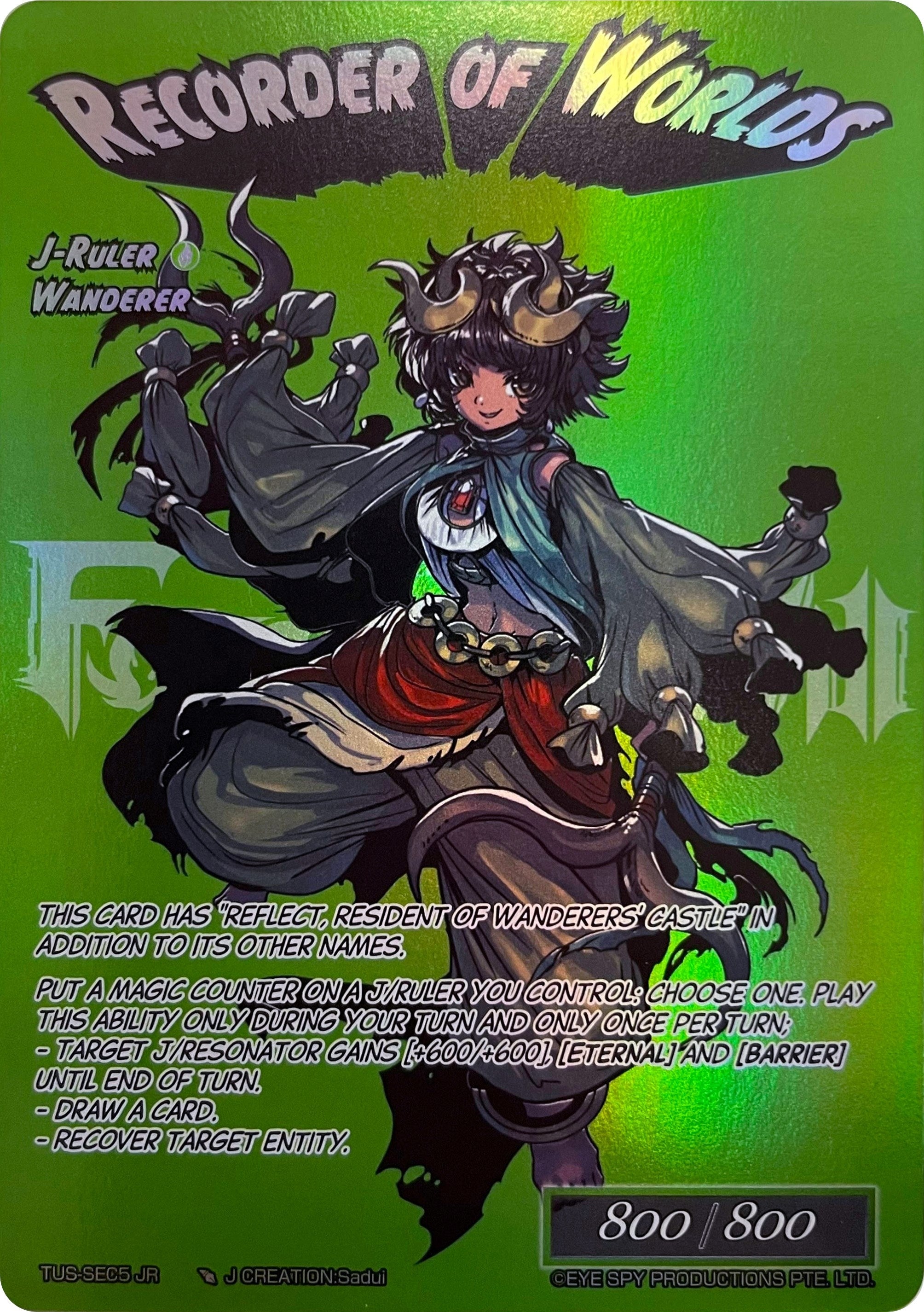 Image for Memory of Worlds // Recorder of Worlds (Secret) (The Underworld of Secrets) (TUS-SEC5 JR) - Force of Will