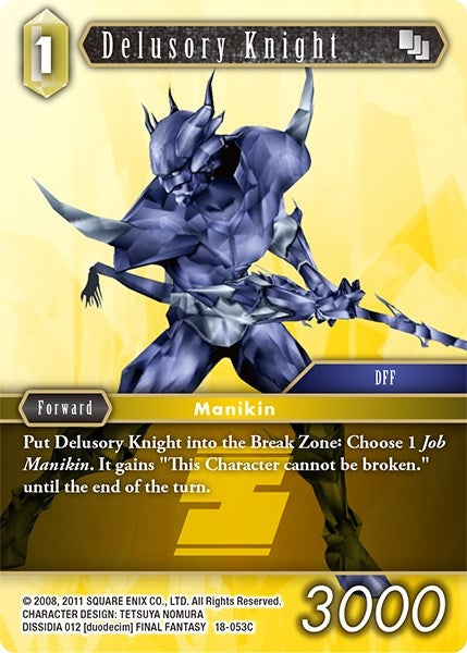 Image for Delusory Knight (Resurgence of Power) (18-053C) - Final Fantasy TCG