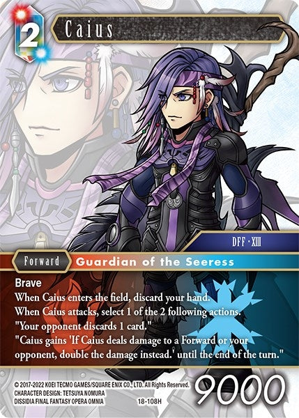 Image for Caius (Resurgence of Power) (18-108H) - Final Fantasy TCG