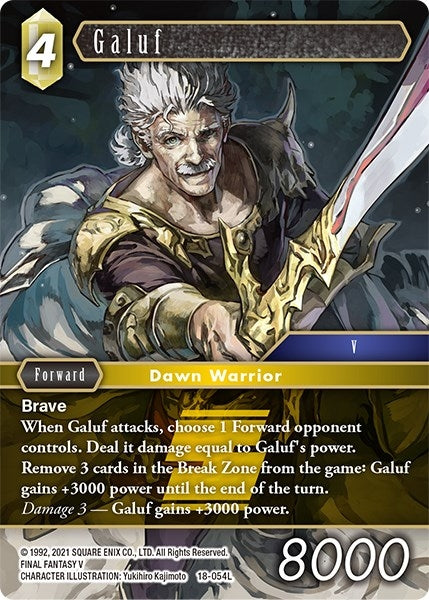 Image for Galuf (Resurgence of Power) (18-054L) - Final Fantasy TCG