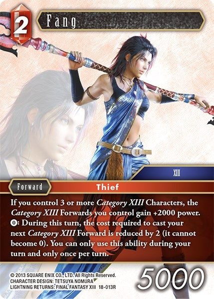 Image for Fang (Resurgence of Power) (18-013R) - Final Fantasy TCG