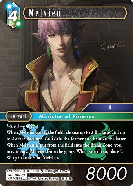 Image for Melvien (Resurgence of Power) (18-115L) - Final Fantasy TCG