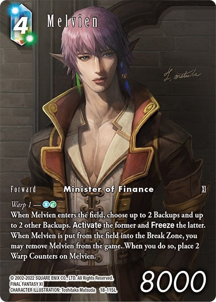 Image for Melvien (Full Art) (Resurgence of Power) (18-115L) - Final Fantasy TCG