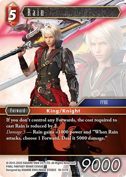 Image for Rain (Resurgence of Power) (18-017R) - Final Fantasy TCG