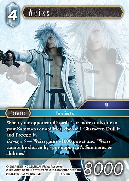 Image for Weiss (Resurgence of Power) (18-019R) - Final Fantasy TCG