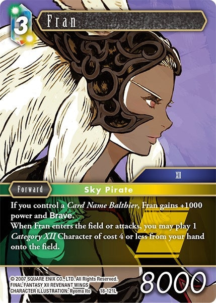 Image for Fran (Resurgence of Power) (18-121L) - Final Fantasy TCG