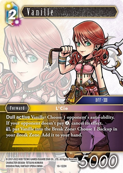 Image for Vanille (Resurgence of Power) (18-122H) - Final Fantasy TCG