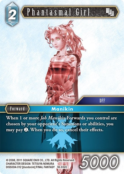 Image for Phantasmal Girl (Resurgence of Power) (18-032C) - Final Fantasy TCG