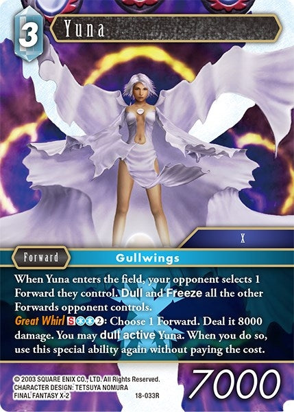Image for Yuna (Resurgence of Power) (18-033R) - Final Fantasy TCG