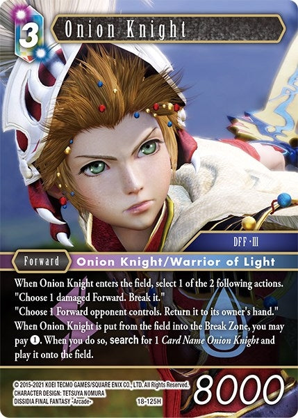 Image for Onion Knight (Resurgence of Power) (18-125H) - Final Fantasy TCG
