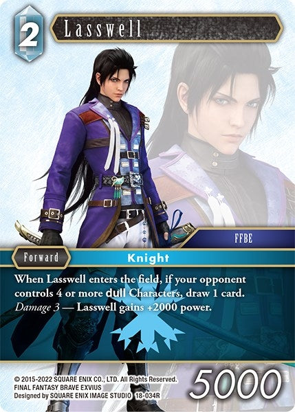 Image for Lasswell (Resurgence of Power) (18-034R) - Final Fantasy TCG