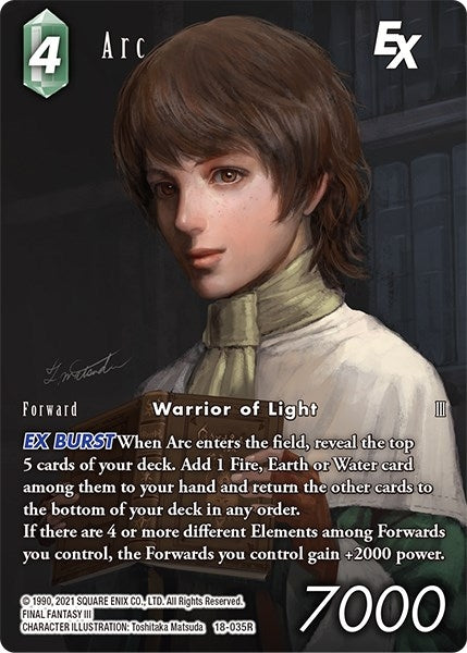 Image for Arc EX (Full Art) (Resurgence of Power) (18-035R) - Final Fantasy TCG