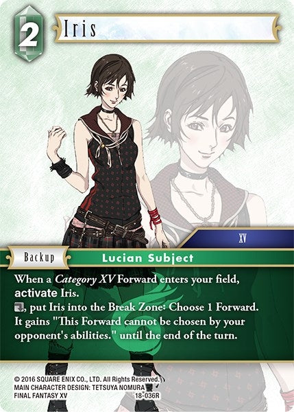 Image for Iris (Resurgence of Power) (18-036R) - Final Fantasy TCG
