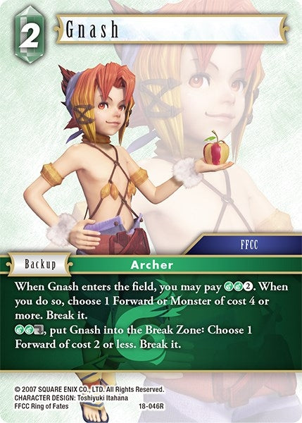 Image for Gnash (Resurgence of Power) (18-046R) - Final Fantasy TCG
