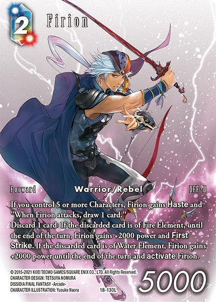 Image for Firion (Full Art) (Resurgence of Power) (18-130L) - Final Fantasy TCG