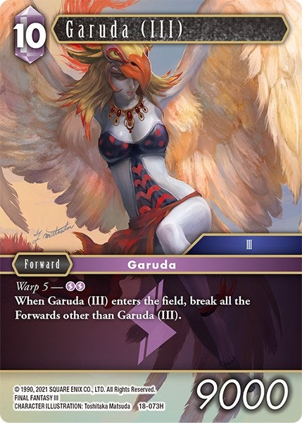 Image for Garuda (III) (Resurgence of Power) (18-073H) - Final Fantasy TCG