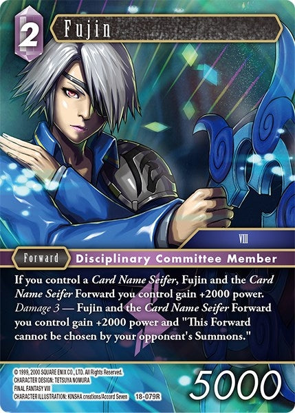 Image for Fujin (Resurgence of Power) (18-079R) - Final Fantasy TCG