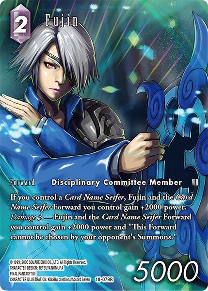 Image for Fujin (Full Art) (Resurgence of Power) (18-079R) - Final Fantasy TCG