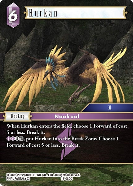 Image for Hurkan (Resurgence of Power) (18-080C) - Final Fantasy TCG