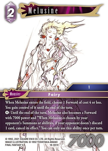 Image for Melusine (Resurgence of Power) (18-081H) - Final Fantasy TCG