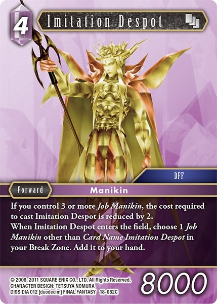 Image for Imitation Despot (Resurgence of Power) (18-082C) - Final Fantasy TCG