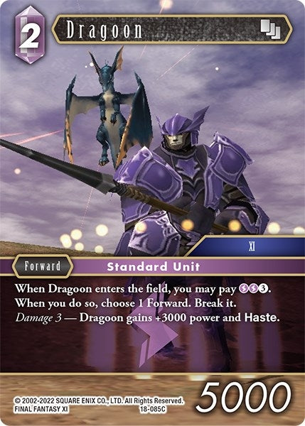 Image for Dragoon (Resurgence of Power) (18-085C) - Final Fantasy TCG