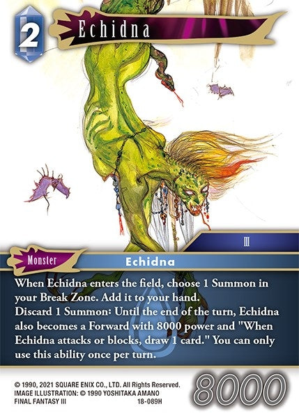 Image for Echidna (Resurgence of Power) (18-089H) - Final Fantasy TCG