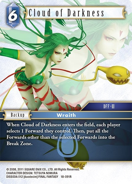 Image for Cloud of Darkness (Resurgence of Power) (18-091R) - Final Fantasy TCG