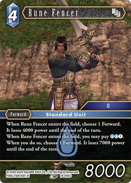 Image for Rune Fencer - 18-095C (Resurgence of Power) (18-095C) - Final Fantasy TCG