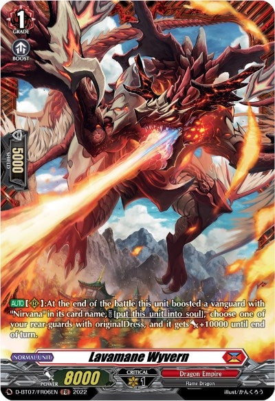 Image for Lavamane Wyvern (FR) (D-BT07: Raging Flames Against Emerald Storm) (D-BT07/FR06EN) - Cardfight Vanguard