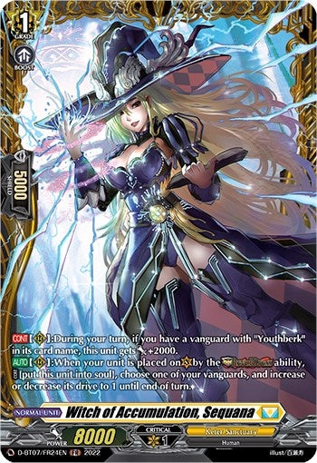 Image for Witch of Accumulation, Sequana (FR) (D-BT07: Raging Flames Against Emerald Storm) (D-BT07/FR24EN) - Cardfight Vanguard