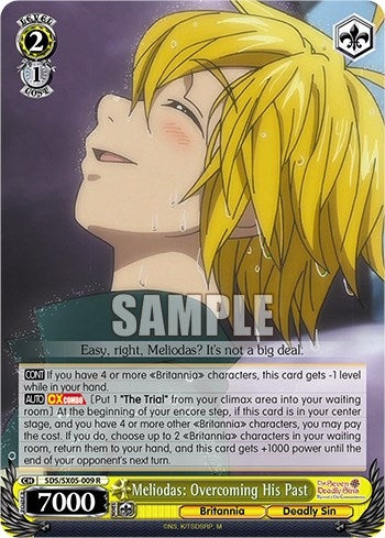 Image for Meliodas: Overcoming His Past (The Seven Deadly Sins: Revival of The Commandments) (SDS/SX05-009 R) - Weiss Schwarz