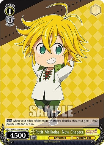Image for Petit Meliodas: New Chapter (Foil) (The Seven Deadly Sins: Revival of The Commandments) (SDS/SX05-111S PR) - Weiss Schwarz
