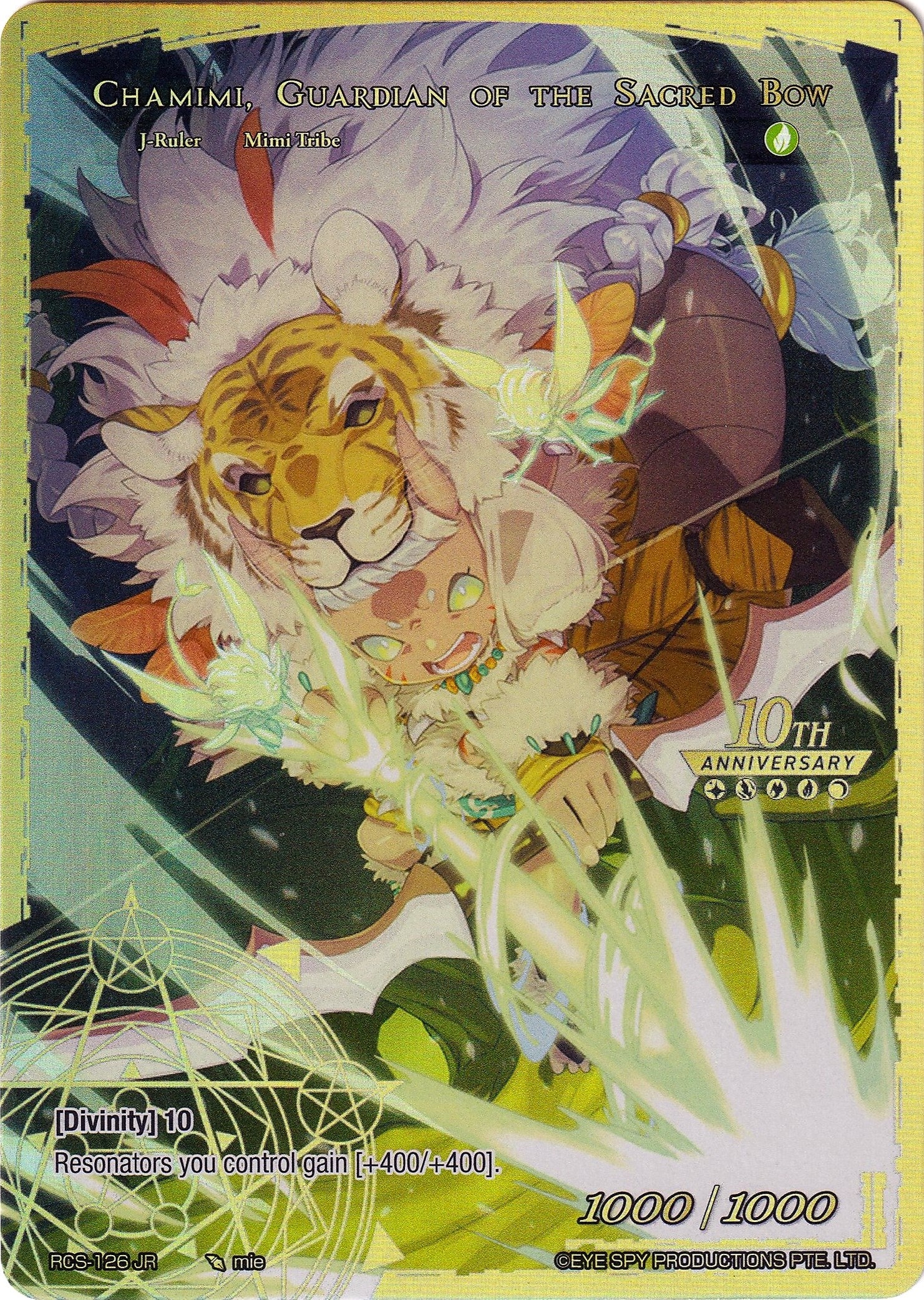 Image for Chamimi // Chamimi, Guardian of the Sacred Bow (10th Anniversary: Ruler Collection Set) (RCS-126 JR) - Force of Will