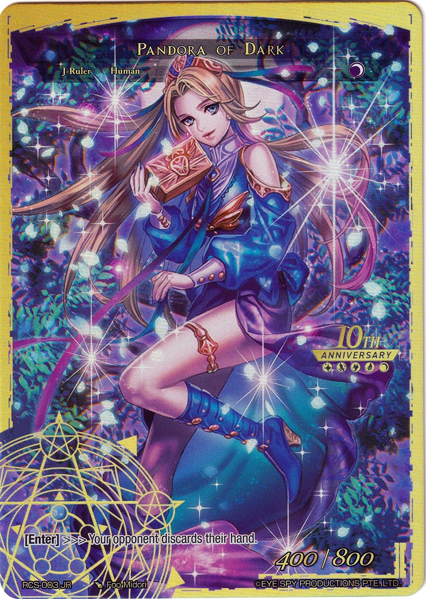 Image for Pandora, Girl of the Box // Pandora of Dark (10th Anniversary: Ruler Collection Set) (RCS-003 JR) - Force of Will