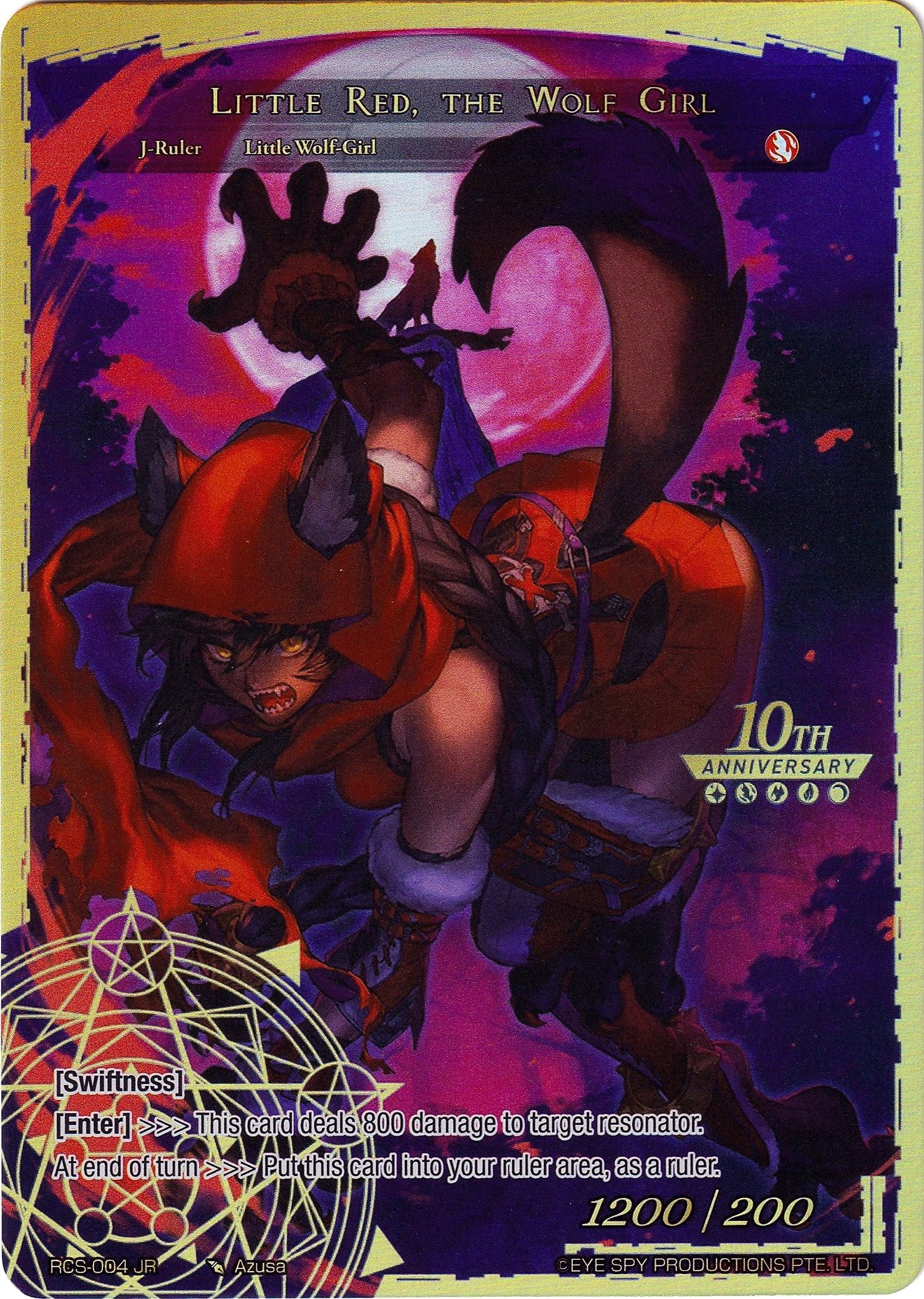 Image for Little Red Riding Hood // Little Red, the Wolf Girl (10th Anniversary: Ruler Collection Set) (RCS-004 JR) - Force of Will
