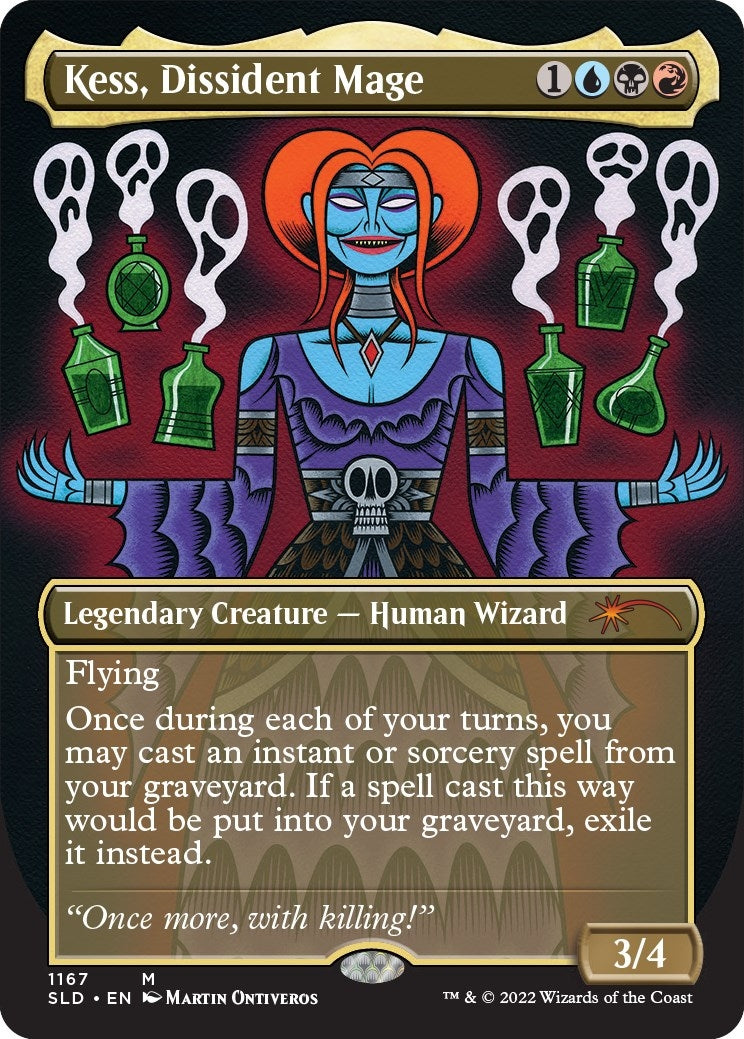 Image for Kess, Dissident Mage (Secret Lair Drop Series) (1167) - Magic: The Gathering
