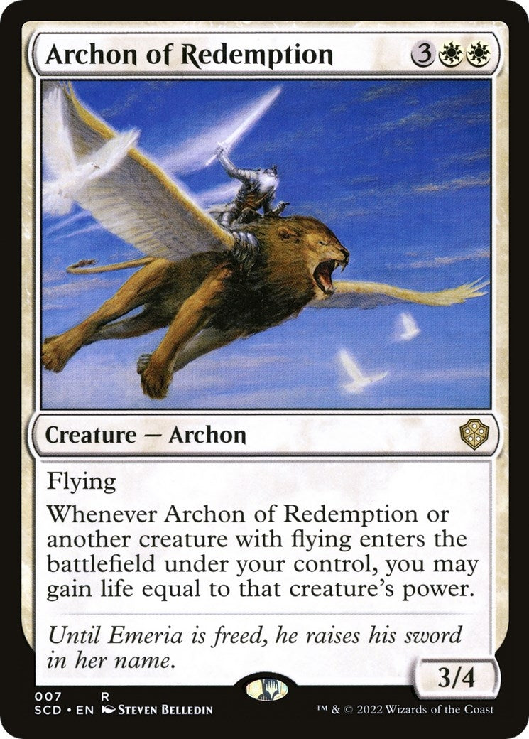 Image for Archon of Redemption (Starter Commander Decks) (7) - Magic: The Gathering