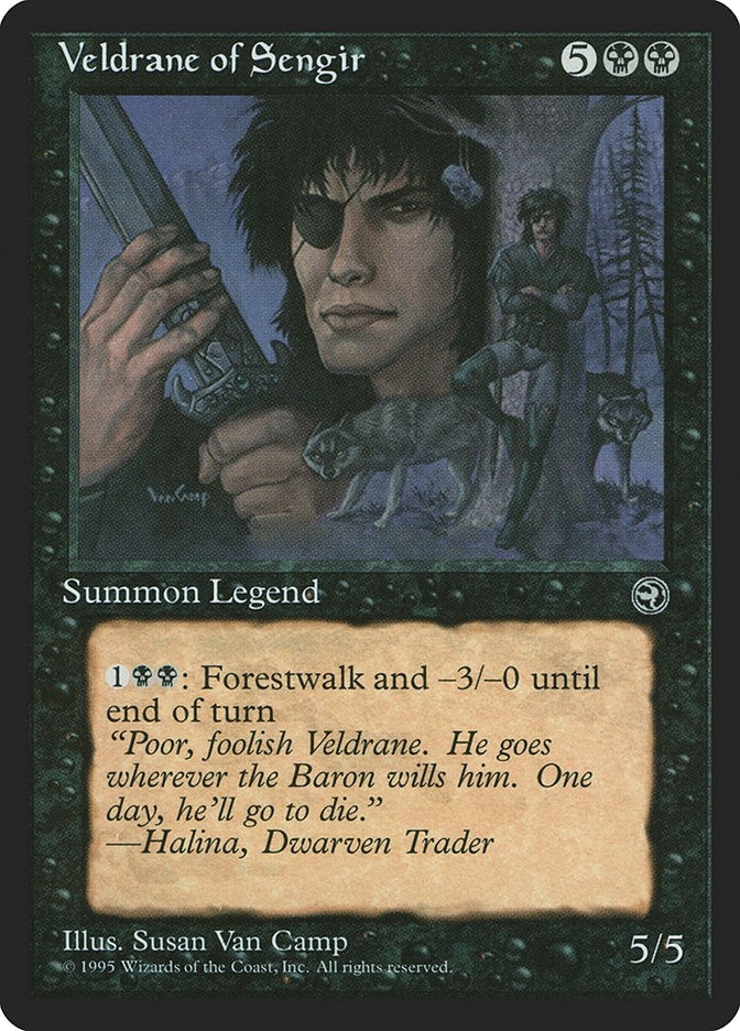 Image for Veldrane of Sengir (Homelands) - Magic: The Gathering