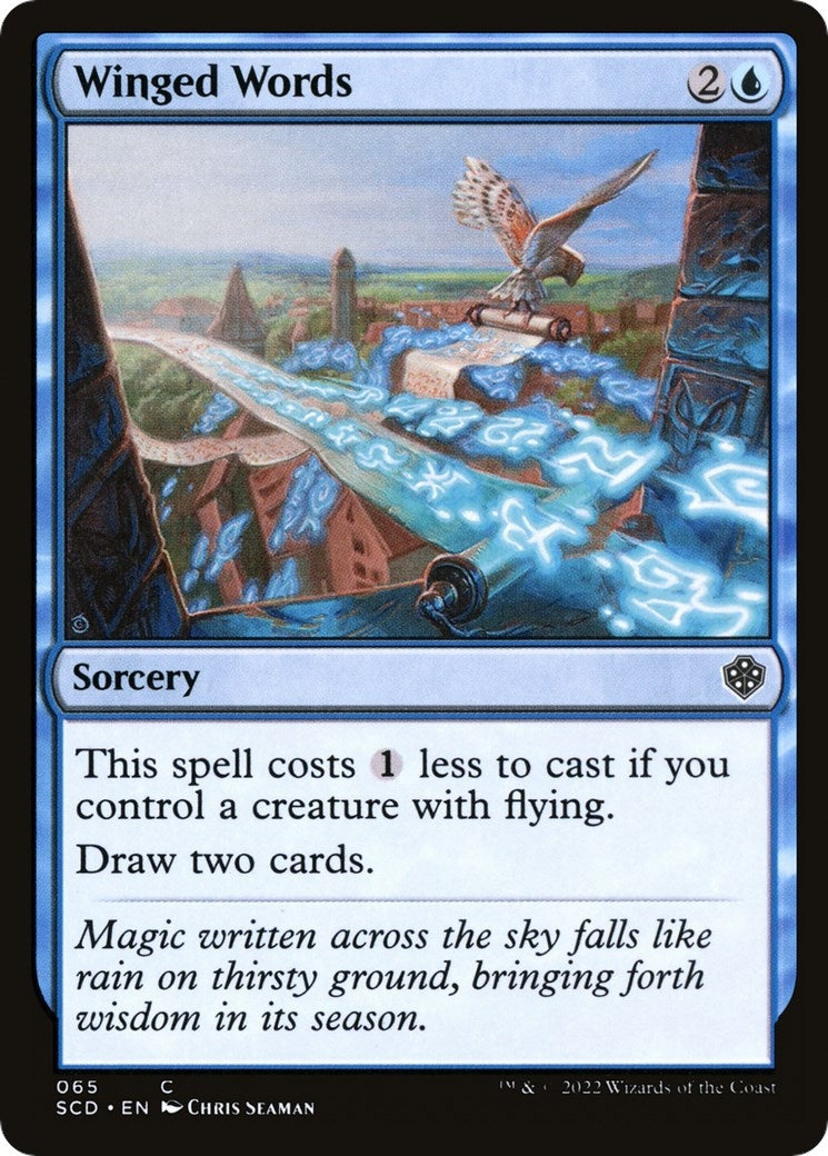 Image for Winged Words (Starter Commander Decks) (65) - Magic: The Gathering