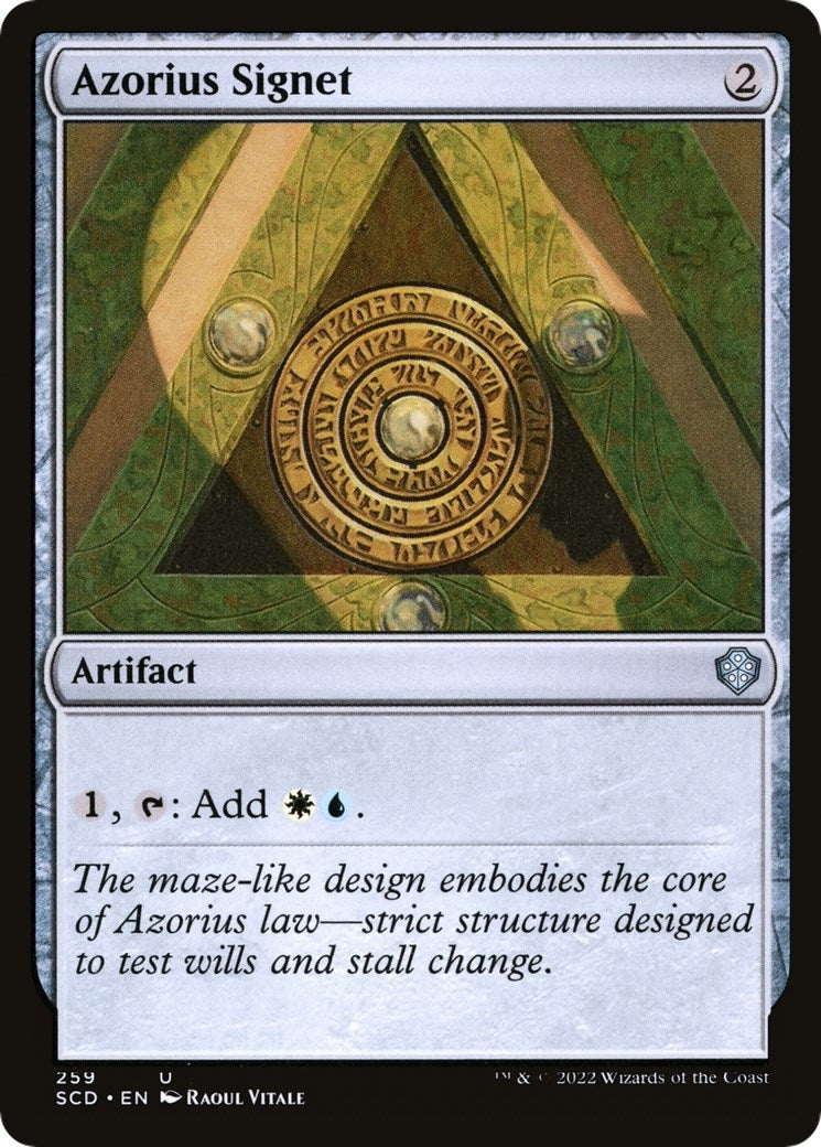 Image for Azorius Signet (Starter Commander Decks) (259) - Magic: The Gathering