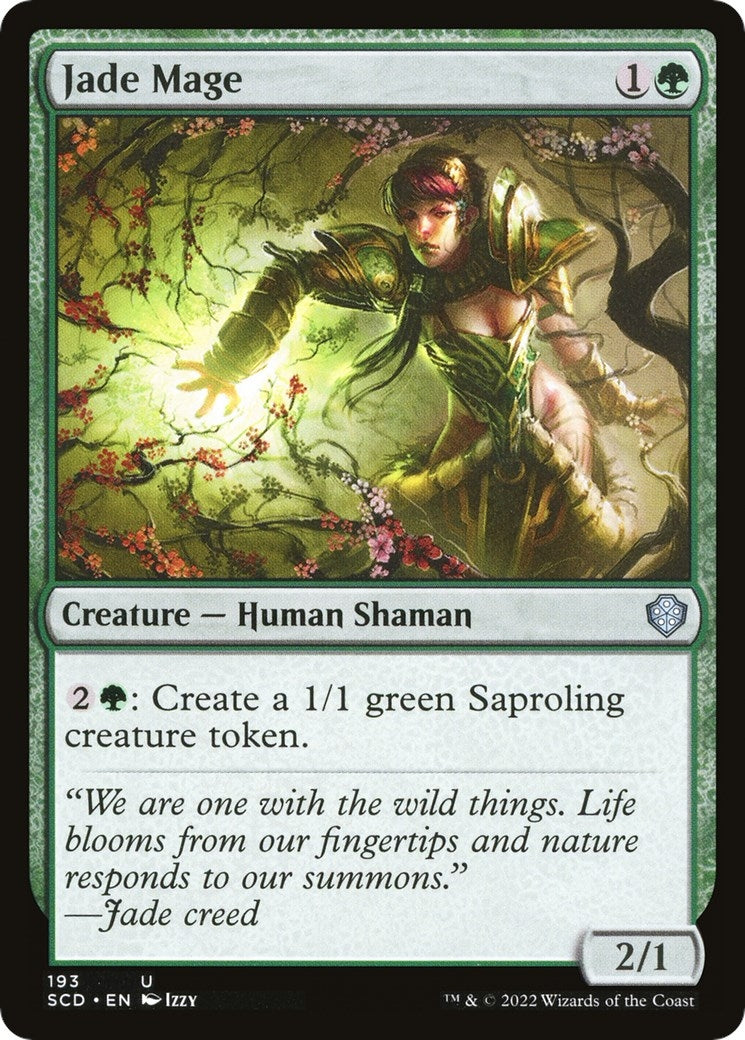 Image for Jade Mage (Starter Commander Decks) (193) - Magic: The Gathering
