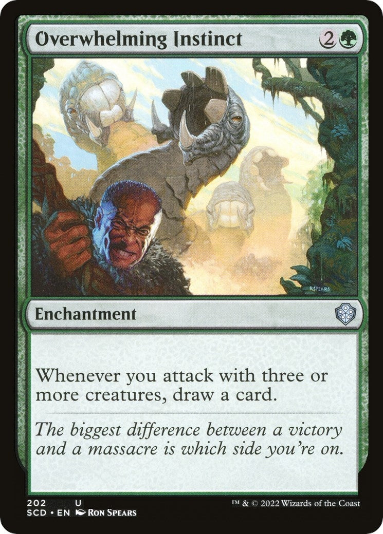 Image for Overwhelming Instinct (Starter Commander Decks) (202) - Magic: The Gathering