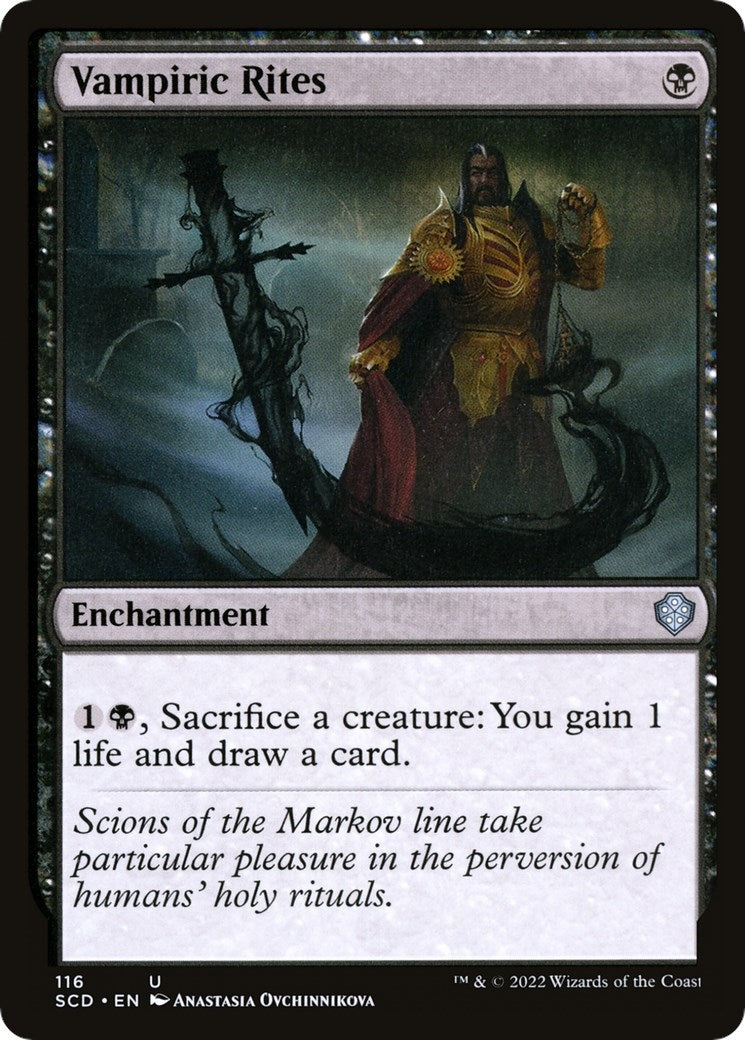 Image for Vampiric Rites (Starter Commander Decks) (116) - Magic: The Gathering