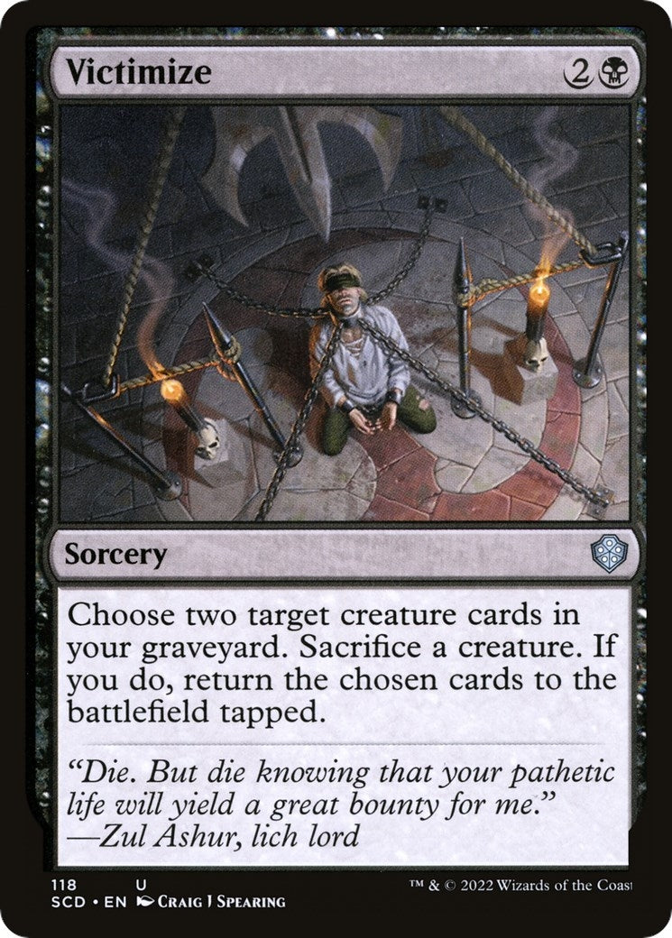 Image for Victimize (Starter Commander Decks) (118) - Magic: The Gathering