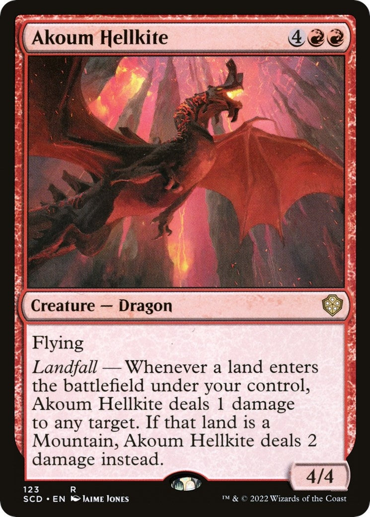 Image for Akoum Hellkite (Starter Commander Decks) (123) - Magic: The Gathering