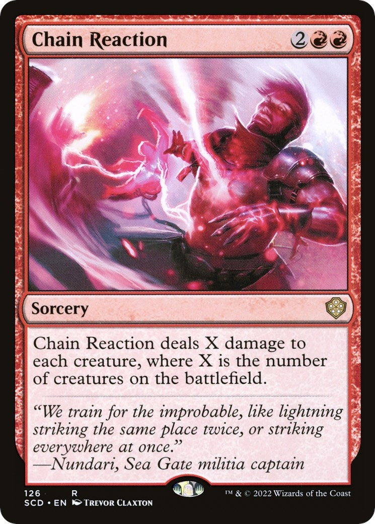 Image for Chain Reaction (Starter Commander Decks) (126) - Magic: The Gathering