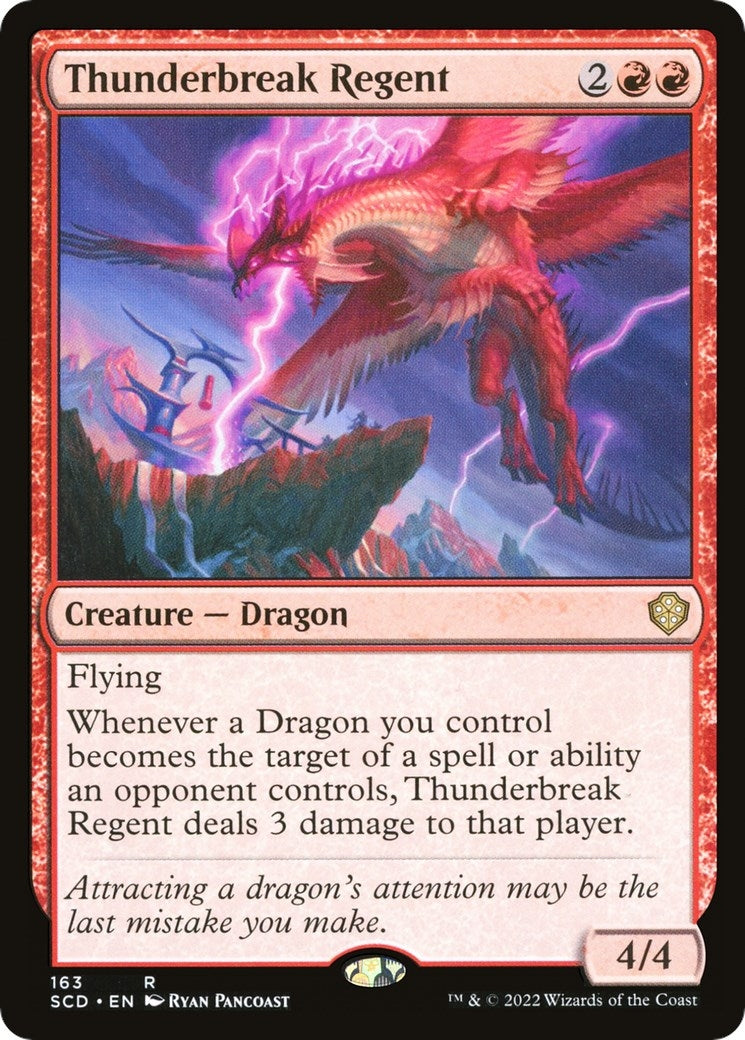 Image for Thunderbreak Regent (Starter Commander Decks) (163) - Magic: The Gathering