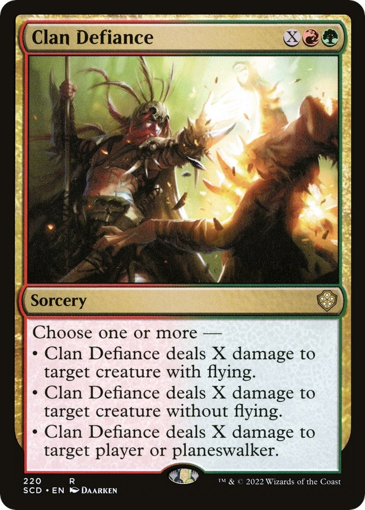 Image for Clan Defiance (Starter Commander Decks) (220) - Magic: The Gathering