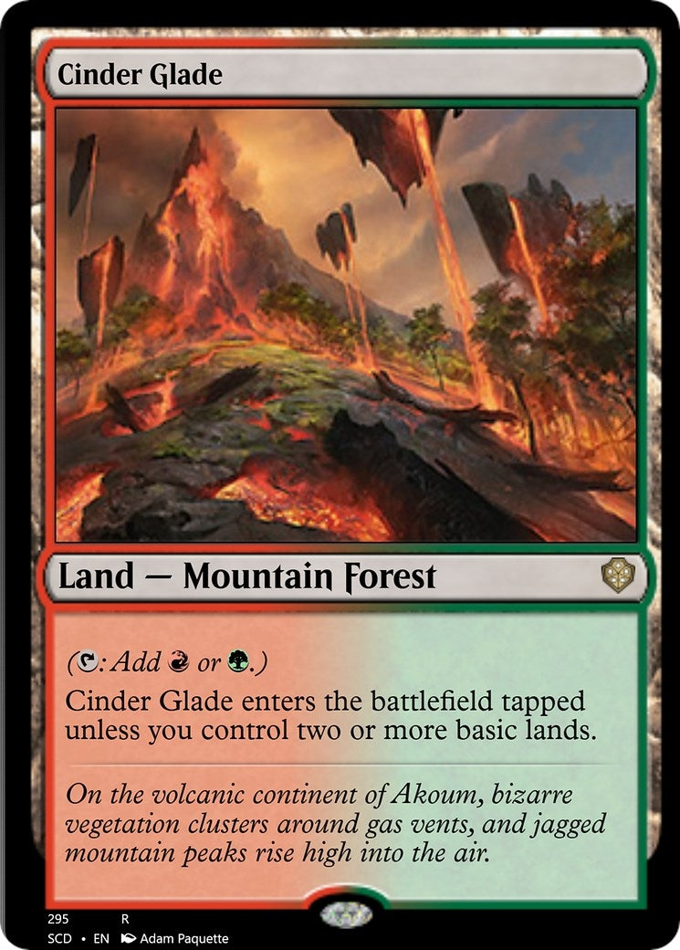 Image for Cinder Glade (Starter Commander Decks) (295) - Magic: The Gathering